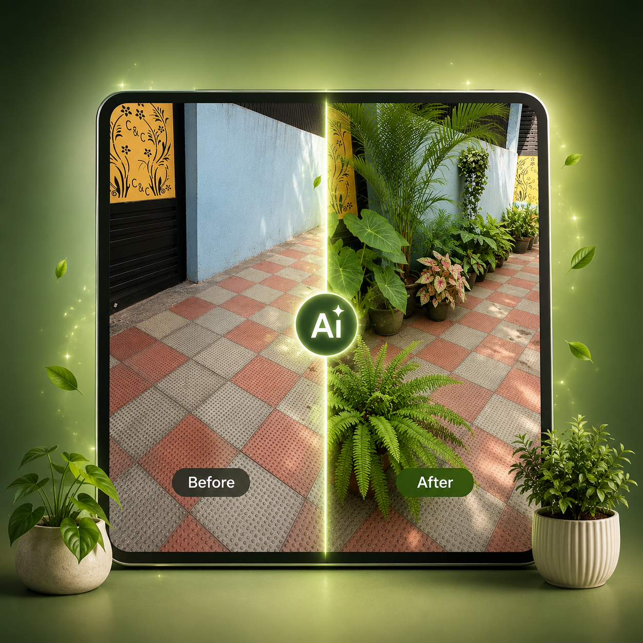 AI Garden Transformation